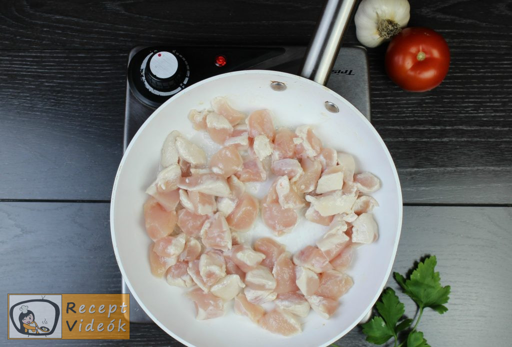 Cézár saláta recept, cézár saláta elkészítése 3. lépés