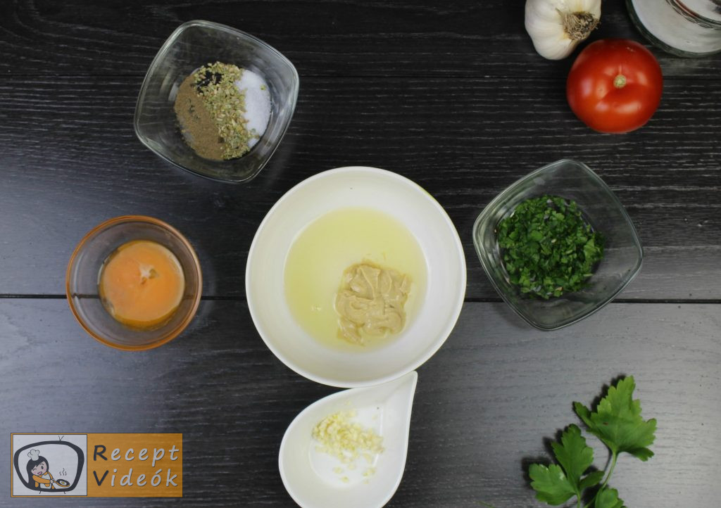 Cézár saláta recept, cézár saláta elkészítése 2. lépés