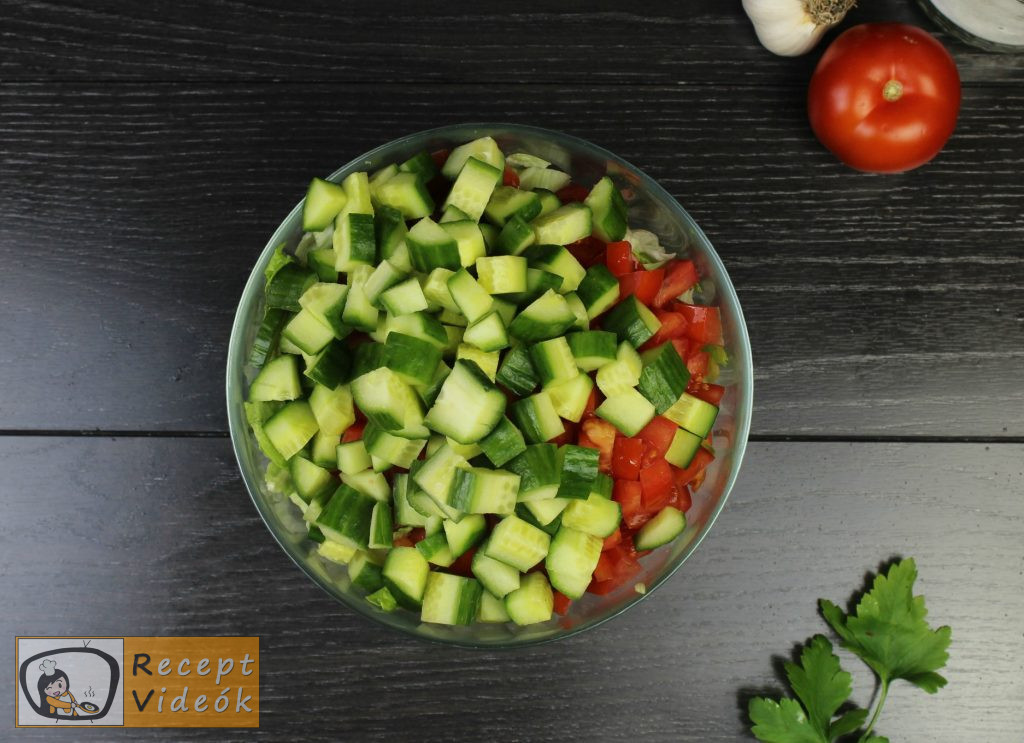 Cézár saláta recept, cézár saláta elkészítése 1. lépés