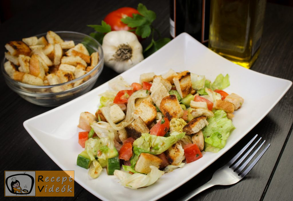 Cézár saláta recept, cézár saláta elkészítése - Recept Videók
