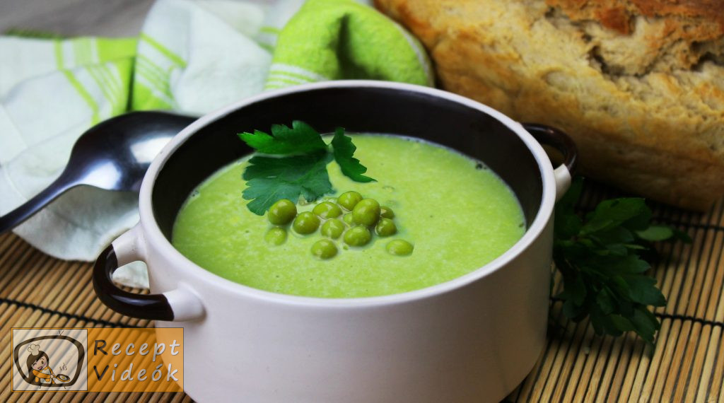 Zöldborsó krémleves recept, zöldborsó krémleves elkészítése - Recept Videók