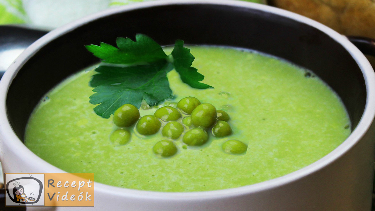 Zöldborsó krémleves recept, zöldborsó krémleves elkészítése - Recept Videók