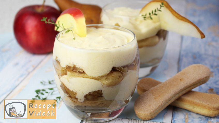 Almás-körtés tiramisu