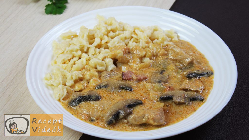 Bakonyi sertésszelet recept, bakonyi sertésszelet elkészítése - Recept Videók