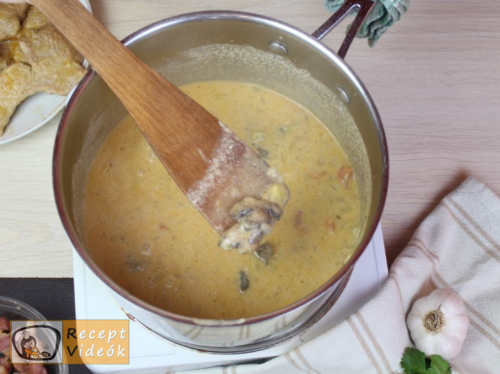 Bakonyi sertésszelet recept, bakonyi sertésszelet elkészítése 13. lépés