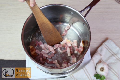 Bakonyi sertésszelet recept, bakonyi sertésszelet elkészítése 5. lépés
