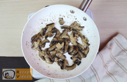 Bakonyi sertésszelet recept, bakonyi sertésszelet elkészítése 4. lépés