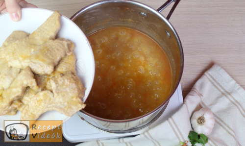 Bakonyi sertésszelet recept, bakonyi sertésszelet elkészítése 10. lépés