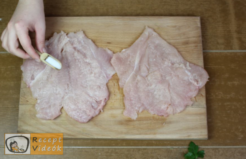 Cordon bleu recept, cordon bleu elkészítése 3. lépés