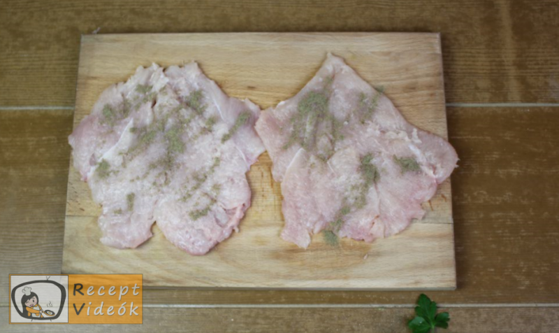 Cordon bleu recept, cordon bleu elkészítése 4. lépés