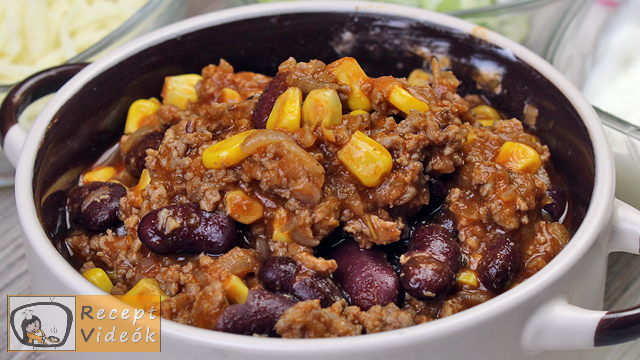 Mexikói chilis bab recept, mexikói chilis bab elkészítése - Recept Videók