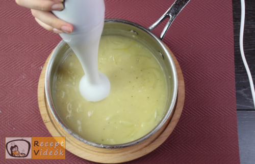 Francia hagymaleves recept, francia hagymaleves elkészítése 7. lépés