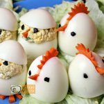 Húsvéti diy kreatív recept ötletek - kreatív tojásfalatok (csibe, kakas) - Recept Videók