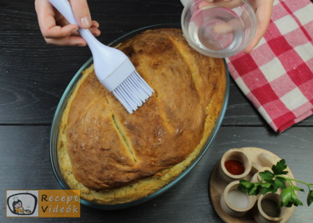 Házi kenyér recept, házi kenyér elkészítése 10. lépés