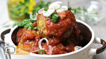 Kelkáposztás húsgombóc recept, kelkáposztás húsgombóc elkészítése - Recept Videók