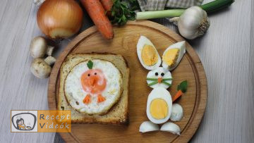 Húsvéti diy kreatív recept ötletek, asztaldíszek - húsvéti kreatív reggeli - Recept Videók