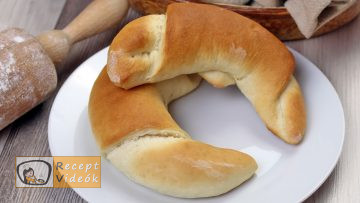 Házi kifli recept, házi kifli elkészítése - Recept Videók