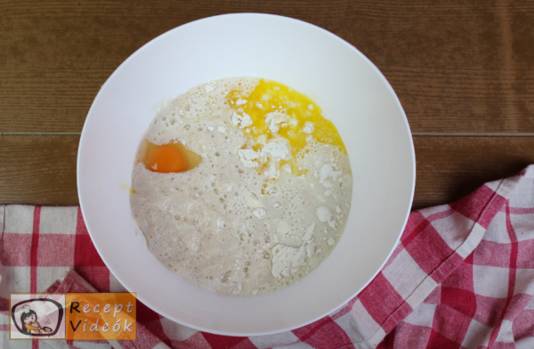 Lekváros bukta recept, lekváros bukta elkészítése 1. lépés