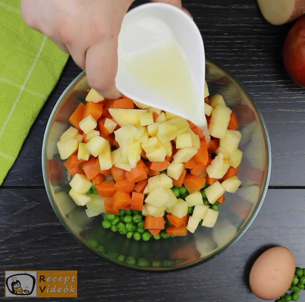 Dermesztett majonézes saláta recept elkészítése 1. lépés