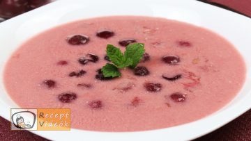 Meggyszósz (meggymártás) recept, meggyszósz (meggymártás) elkészítése - Recept Videók