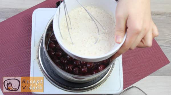 Meggyszósz (meggymártás) recept, meggyszósz (meggymártás) elkészítése 5. lépés