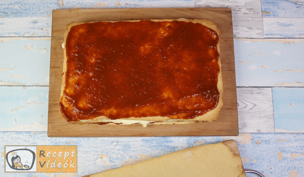 Mimóza szelet recept, mimóza szelet elkészítése 11. lépés