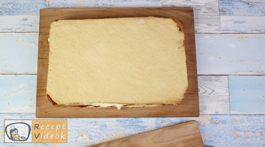 Mimóza szelet recept, mimóza szelet elkészítése 12. lépés