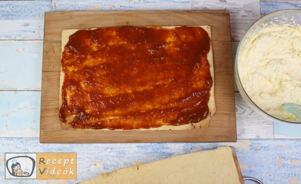 Mimóza szelet recept, mimóza szelet elkészítése 9. lépés