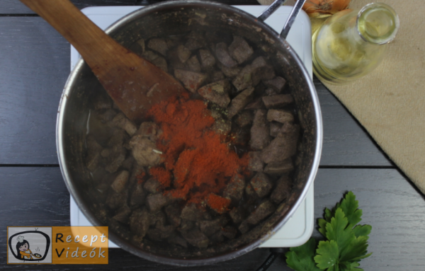 Resztelt máj recept, resztelt máj elkészítése 3. lépés