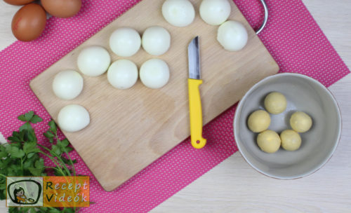 Tojásos-sonkás sajttekercs recept elkészítése 3. lépés