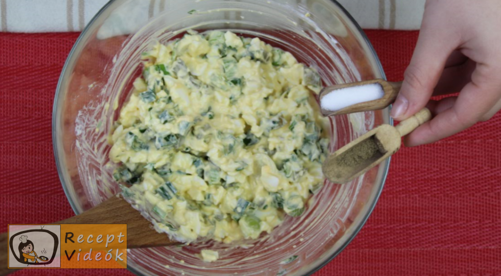 Húsvéti diy kreatív recept ötletek, asztaldíszek - Tojáskrém recept 4. lépés