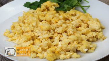 Tojásos nokedli recept, tojásos nokedli elkészítése - Recept Videók