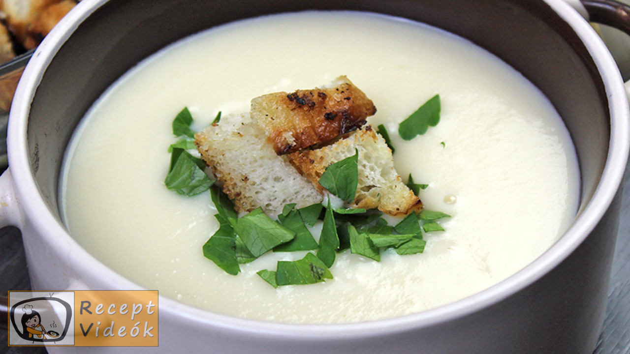 Zellerkrémleves recept, zellerkrémleves elkészítése - Recept Videók