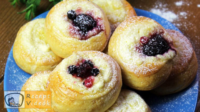 Kelt édes fészek túróval