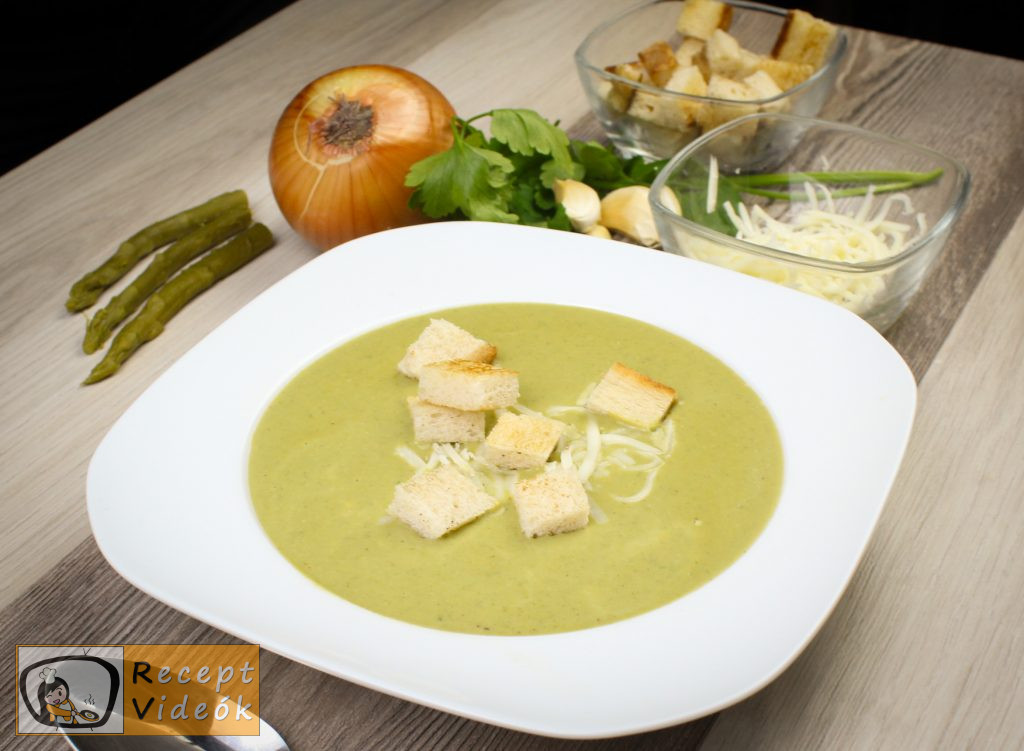 Spárgakrémleves recept, spárgakrémleves elkészítése - Recept Videók