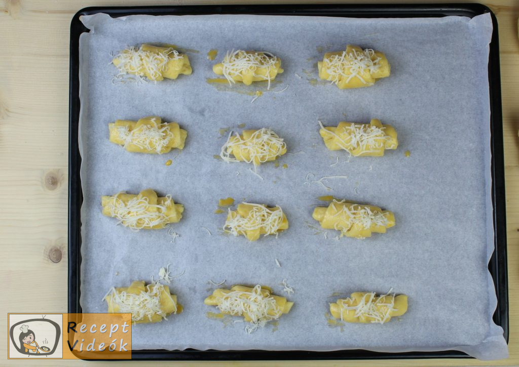 Sajtos croissant recept, sajtos croissant elkészítése 9. lépés