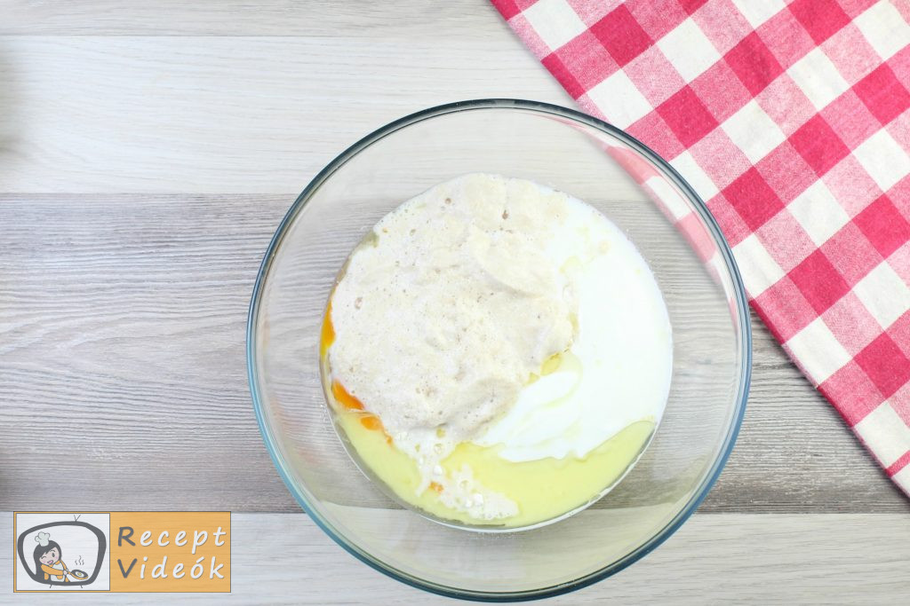 hamburger zsemle recept, hamburger zsemle elkészítése 1. lépés