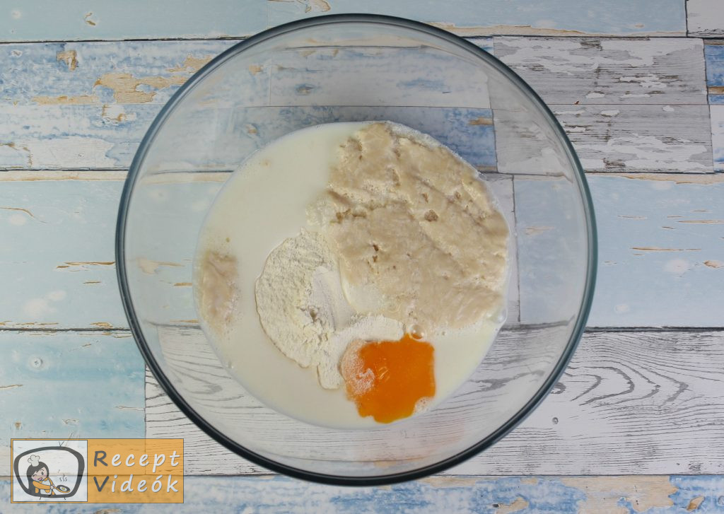 Fahéjas-cukros briós recept elkészítése 1. lépés