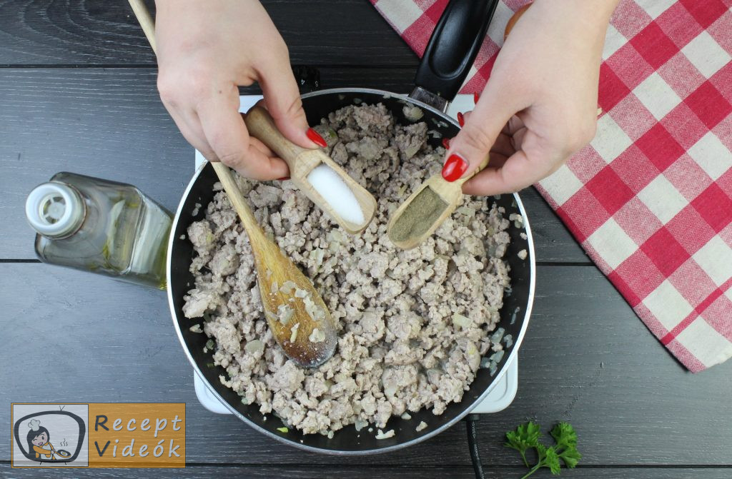 Lasagne recept, lasagne elkészítése 2. lépés