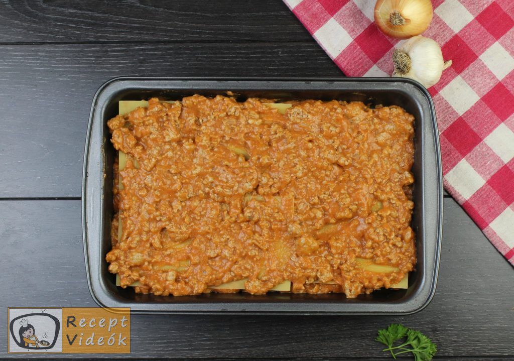 Lasagne recept, lasagne elkészítése 7. lépés