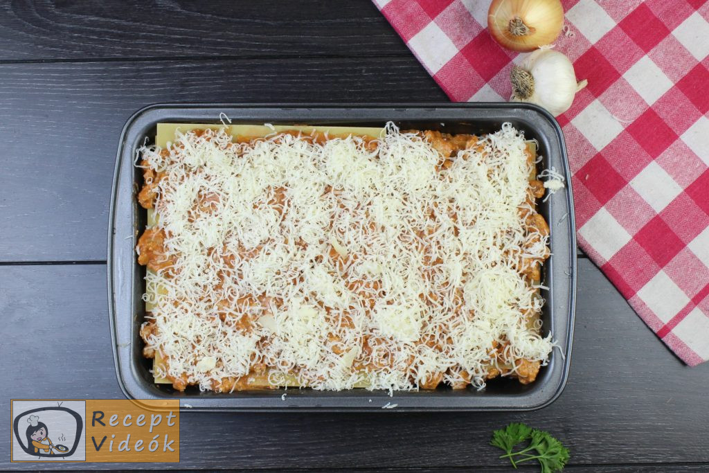 Lasagne recept, lasagne elkészítése 8. lépés