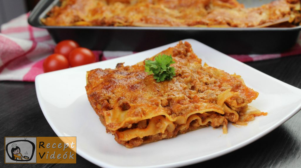 Lasagne recept, lasagne elkészítése - Recept Videók