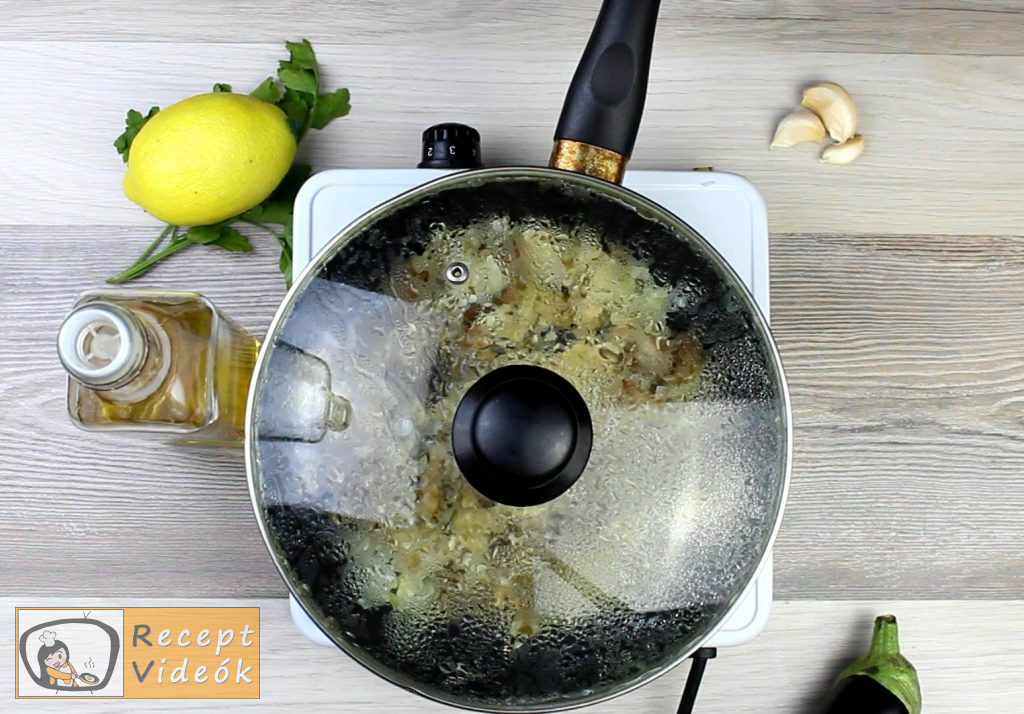 Padlizsánkrém recept, padlizsánkrém elkészítése 3. lépés