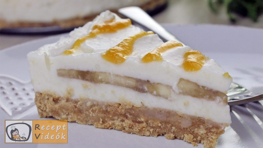 Banános joghurttorta