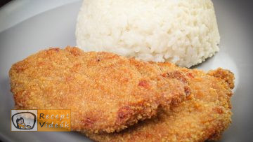 sütőben sült rántott hús recept elkészítése - Recept Videók