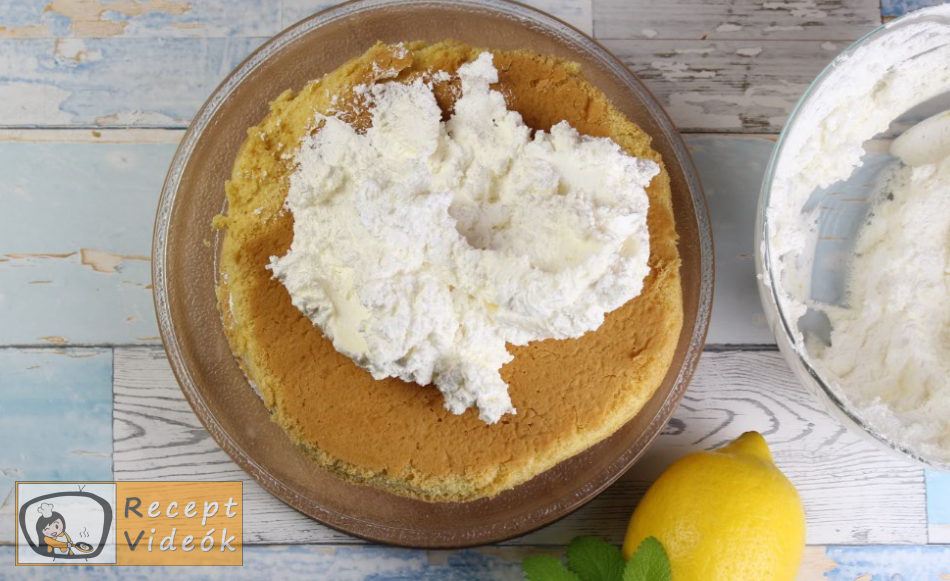 mascarponés citromtorta recept elkészítése 8. lépés