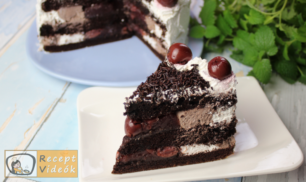 feketeerdő torta recept, feketeerdő torta elkészítése - Recept Videók
