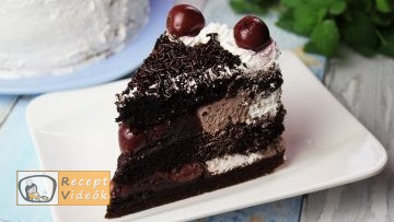 feketeerdő torta recept, feketeerdő torta elkészítése - Recept Videók