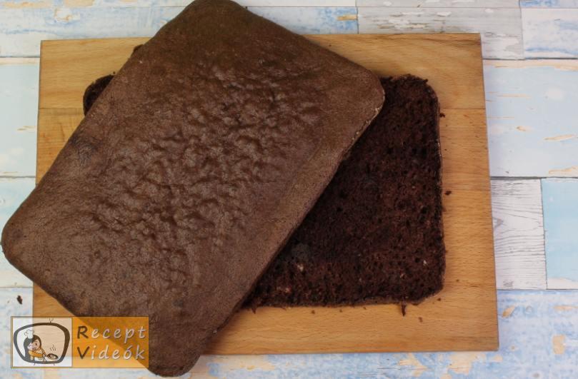 kinder pingui szelet recept, kinder pingui szelet elkészítése 10. lépés