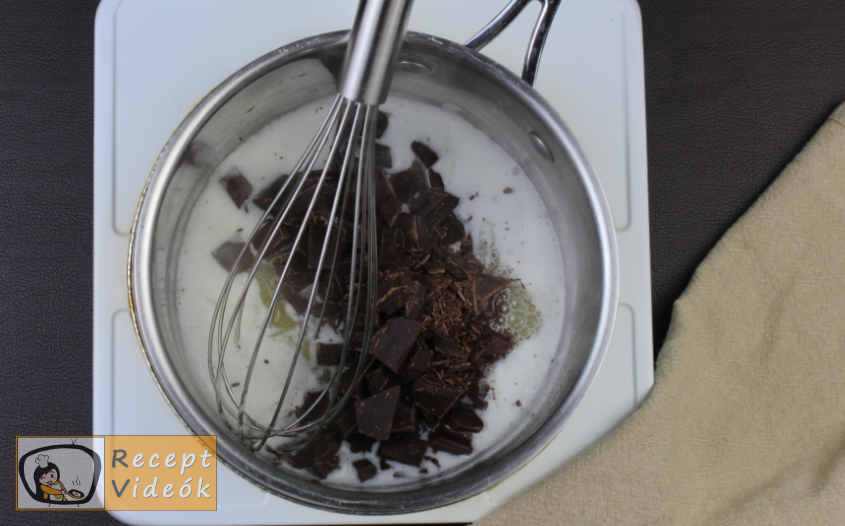 kinder pingui szelet recept, kinder pingui szelet elkészítése 13. lépés